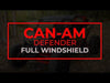 Can-Am Defender HD11 Full Windshield