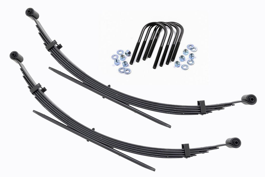 Rear 56 Inch Leaf Springs | 2" Lift | Pair | Chevy/GMC C20/K20 C25/K25 Truck 4WD (77-87) | 8036Kit