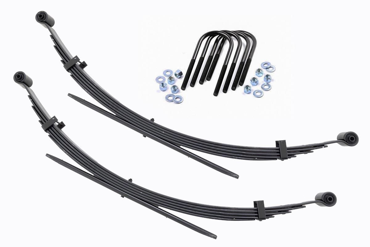 Rear 56 Inch Leaf Springs | 2" Lift | Pair | Chevy/GMC C20/K20 C25/K25 Truck 4WD (77-87) | 8036Kit