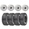System 3 SB6 Beadlock Wheels + Maxxis Roxxzilla Tires (Mounted Kit) – Machined