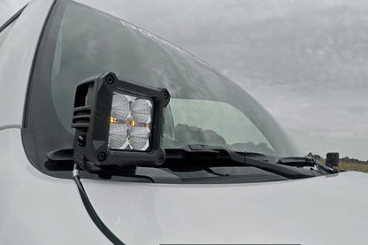 LED Light Kit | Ditch Mount | 3" Chrome Wide Angle Pair | 70793
