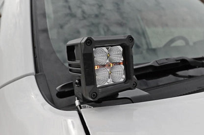 LED Light Kit | Ditch Mount | 2" Black Pair | Amber DRL | Toyota 4Runner (10-24) | 70798