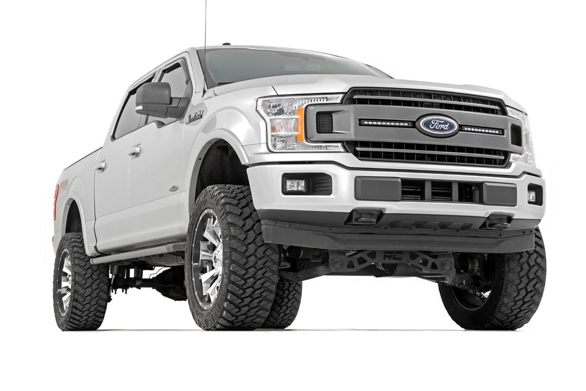 LED Light Kit | Grille Mount | 10" Chrome Slimline Pair | Ford F-150 (18-20) | 70809