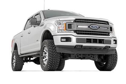 LED Light Kit | Grille Mount | 10" Chrome Slimline Pair | Ford F-150 (18-20) | 70809