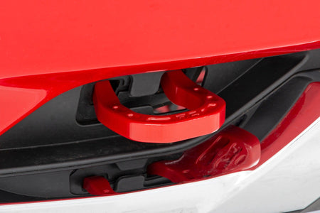 Tow Hooks | Forged | Red | Chevy Silverado 1500 2WD/4WD (2014-2018 & Classic) | RS134