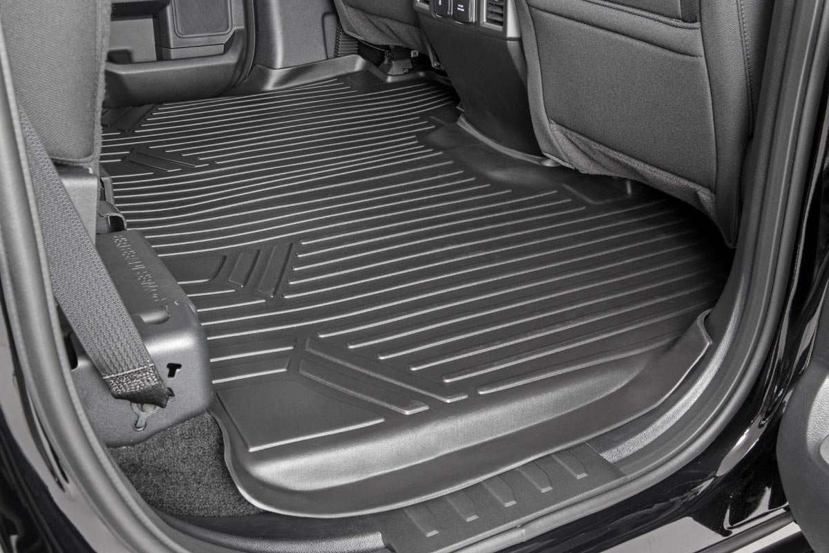 Floor Mats | FR & RR | Over Hump | Ford F-150 (15-25)/F-150 Lightning (22-25)/Raptor (17-25)  | M-51153