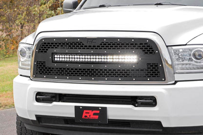 Mesh Grille | 30" Dual Row LED | Black | Ram 2500/3500 2WD/4WD (2013-2018) | 70152