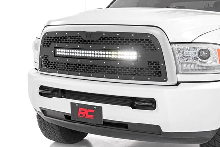 Mesh Grille | 30" Dual Row LED | Black | Ram 2500/3500 2WD/4WD (2013-2018) | 70152