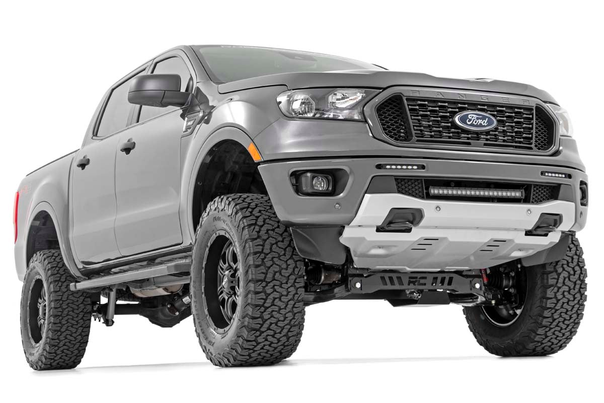 LED Light Kit | Bumper Mount | 6" Black Slimline Pair | Ford Ranger (19-23) | 70829