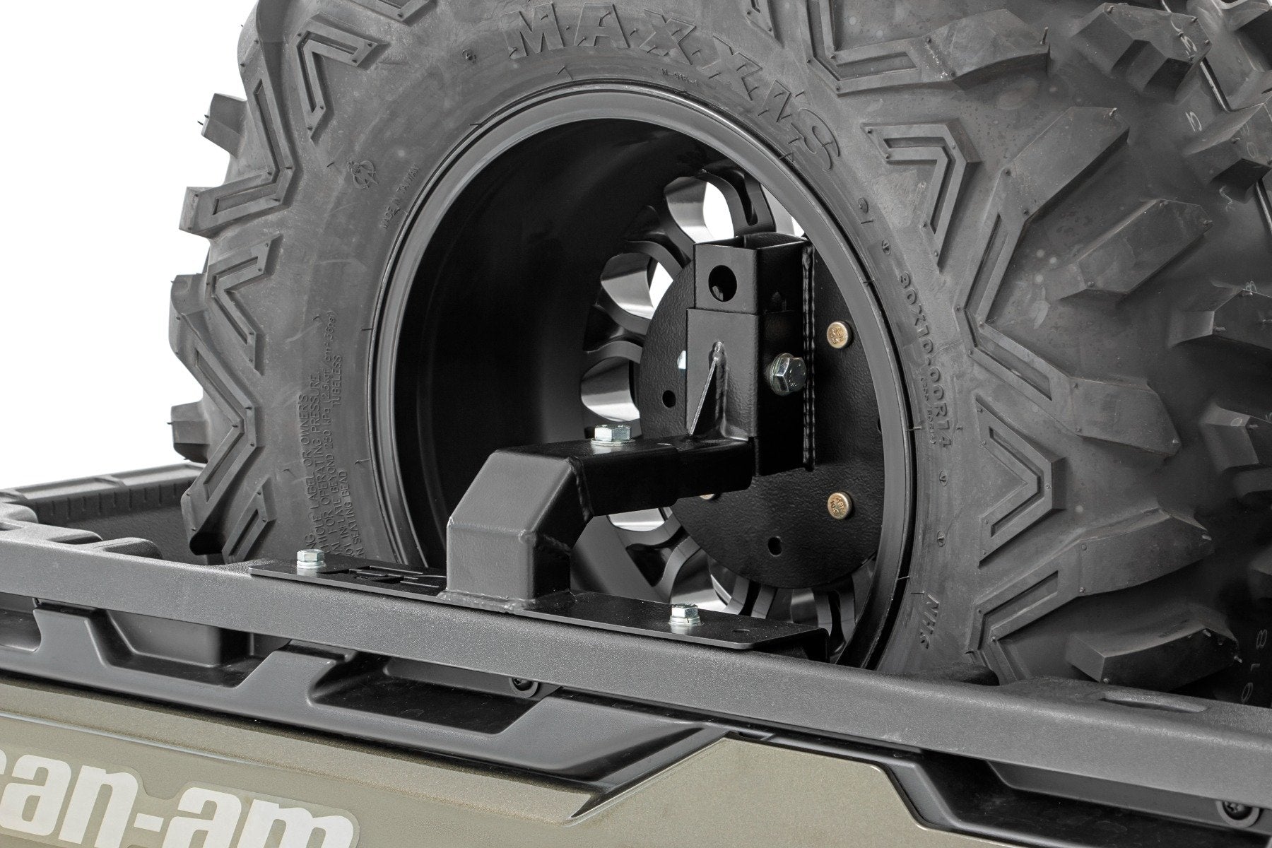 Spare Tire Carrier | Bed Side Mount | Multiple Makes & Models (Can-Am/Polaris) | 93089