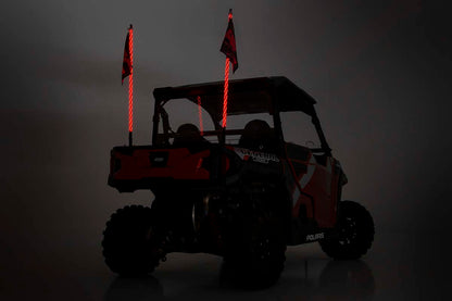 Multi-Color LED | Whip | 4' Long | Pair | 93004