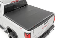 Rough Country | Soft Tri-Fold Bed Cover | 5'10" Bed | Chevy/GMC Sierra 1500 (19-26)/Silverado 1500 (19-26)  | 41308550A