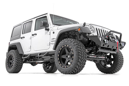 Contoured Drop Steps | 4 Door | Jeep Wrangler Unlimited 2WD/4WD (2007-2018) | 90765B