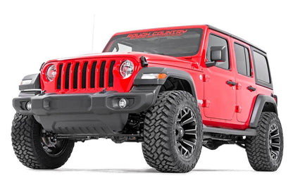 Rough Country | 2.5 Inch Lift Kit | Coils | M1R | Jeep Wrangler Unlimited 4WD (2018-2023) | 66644