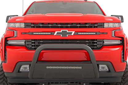 LED Light Kit | Grille Mount | 10" Chrome Slimline Pair | Chevy Silverado 1500 (19-22) | 70818