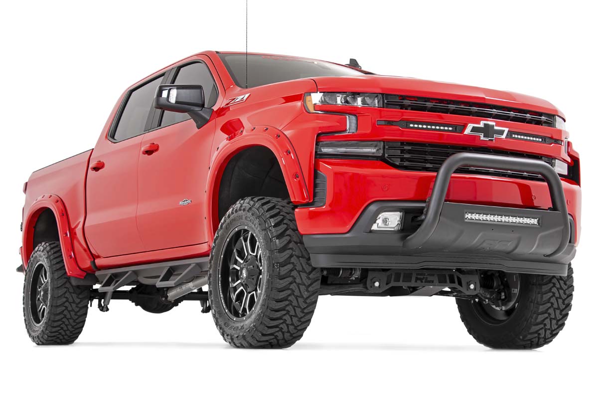 LED Light Kit | Grille Mount | 10" Black Slimline Pair | Chevy Silverado 1500 (19-22) | 70817