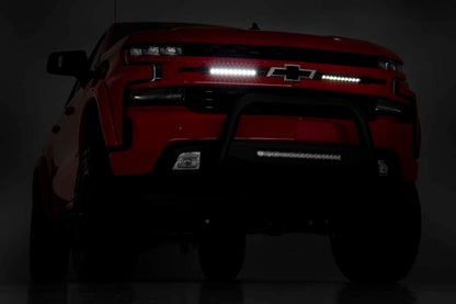LED Light Kit | Grille Mount | 10" Black Slimline Pair | Chevy Silverado 1500 (19-22) | 70817