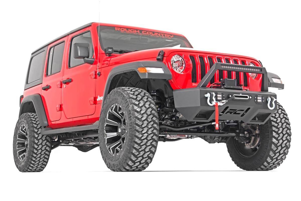 3.5 Inch Lift Kit | Adj Lower | FR D/S | Jeep Wrangler Unlimited Rubicon (18-23) | 69131