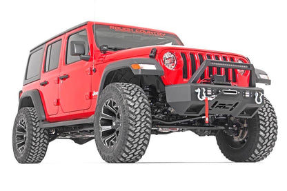 Rough Country | 3.5 Inch Lift Kit | C/A Drop | FR D/S | M1 | Jeep Wrangler Unlimited Rubicon (18-23) | 69040