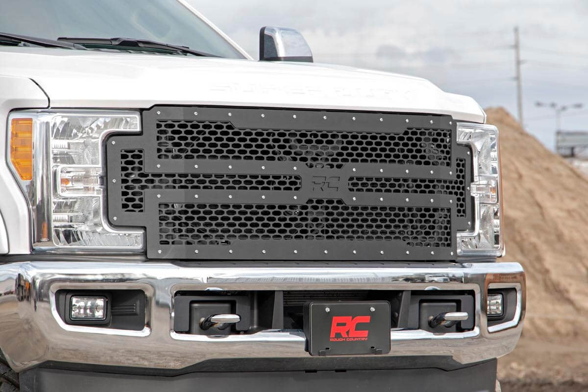 Mesh Grille | Ford F-250/F-350 Super Duty 2WD/4WD (2017-2019) | 70213