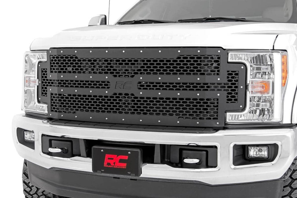 Mesh Grille | Ford F-250/F-350 Super Duty 2WD/4WD (2017-2019) | 70213