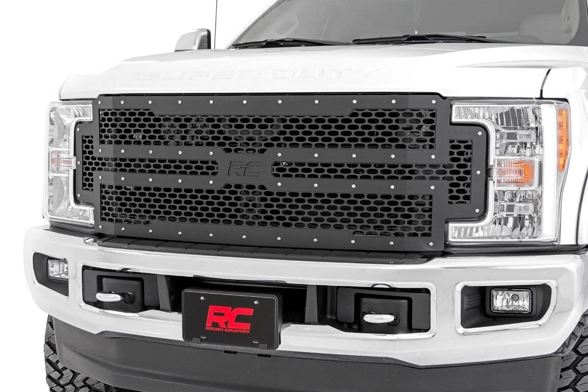 Mesh Grille | Ford F-250/F-350 Super Duty 2WD/4WD (2017-2019) | 70213