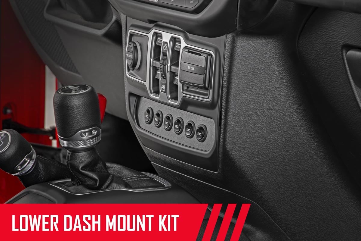 MLC-6 | Muliple Light Controller | Lower Dash | Jeep Wrangler JL/Wrangler Unlimited (18-25) | 70964