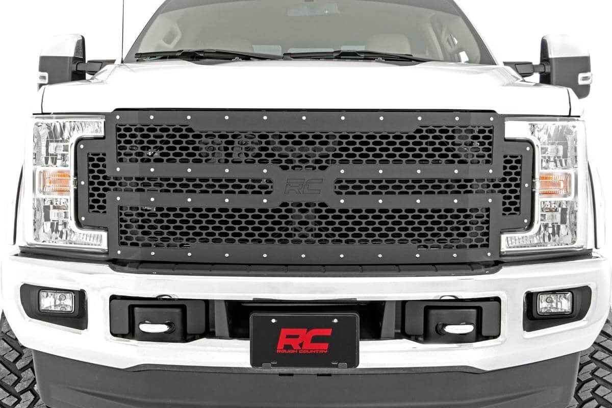Mesh Grille | Ford F-250/F-350 Super Duty 2WD/4WD (2017-2019) | 70213