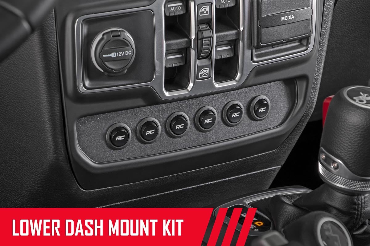 MLC-6 | Muliple Light Controller | Lower Dash | Jeep Wrangler JL/Wrangler Unlimited (18-25) | 70964