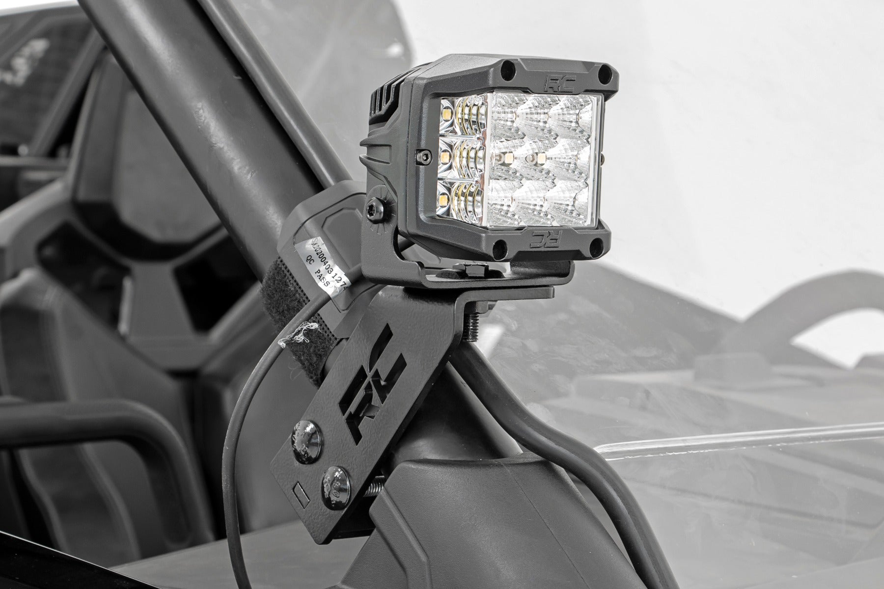 LED Light Kit | "A" Pillar Mount | 2" Black Pair | Spot | Polaris RZR PRO XP  | 93076