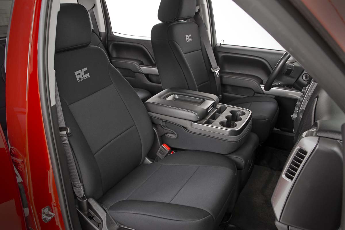Seat Covers | FR 40/20/40 & Rear | Chevy/GMC 1500 (14-18 & Classic) | 91025