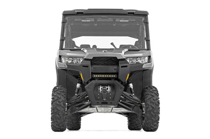 Rough Country | LED Light | Bumper Mount | 12" Black Single Row | Can-Am Defender HD 8/HD 9/HD 10 | 97001