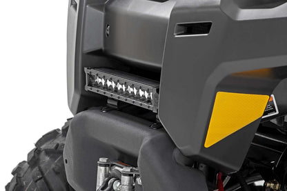 Rough Country | LED Light | Bumper Mount | 12" Black Single Row | Can-Am Defender HD 8/HD 9/HD 10 | 97001