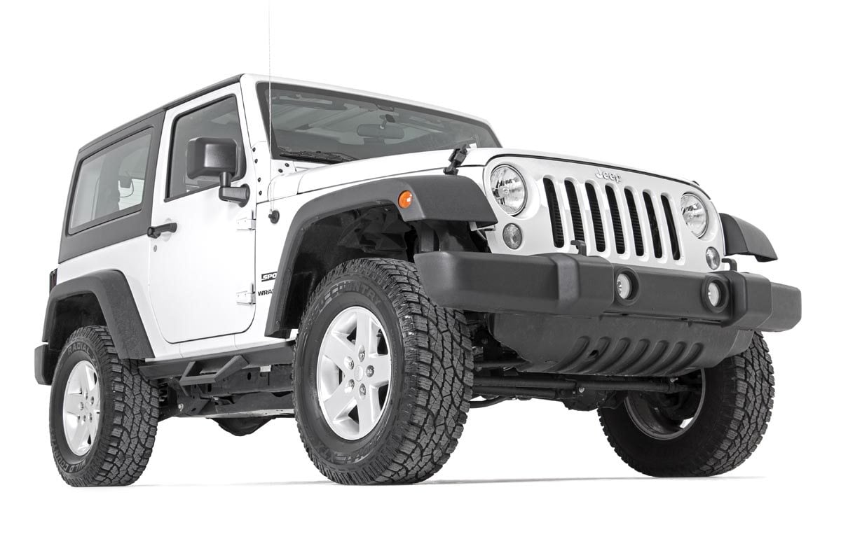Contoured Drop Steps | 2 Door | Jeep Wrangler JK 4WD (2007-2018) | 90763