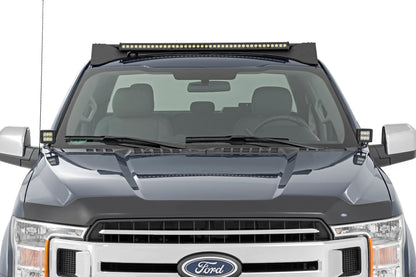 Roof Rack | FR & RR 40 Inch Single Row BLK LEDs | Ford F-150 2WD/4WD (15-18) | 51022