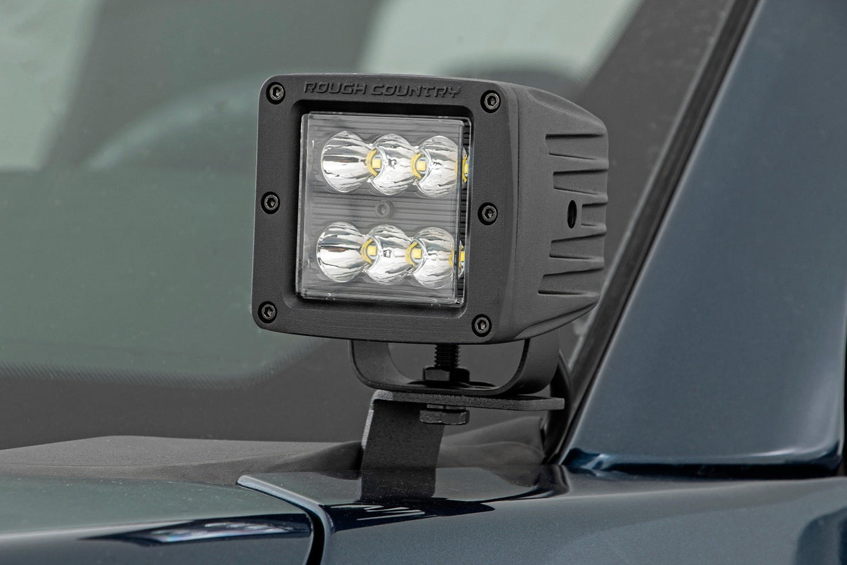LED Light Pair | Ditch Mount | 2" Black DRL | Ford F-150 (15-25)/F-150 Lightning (22-25)  | 71031