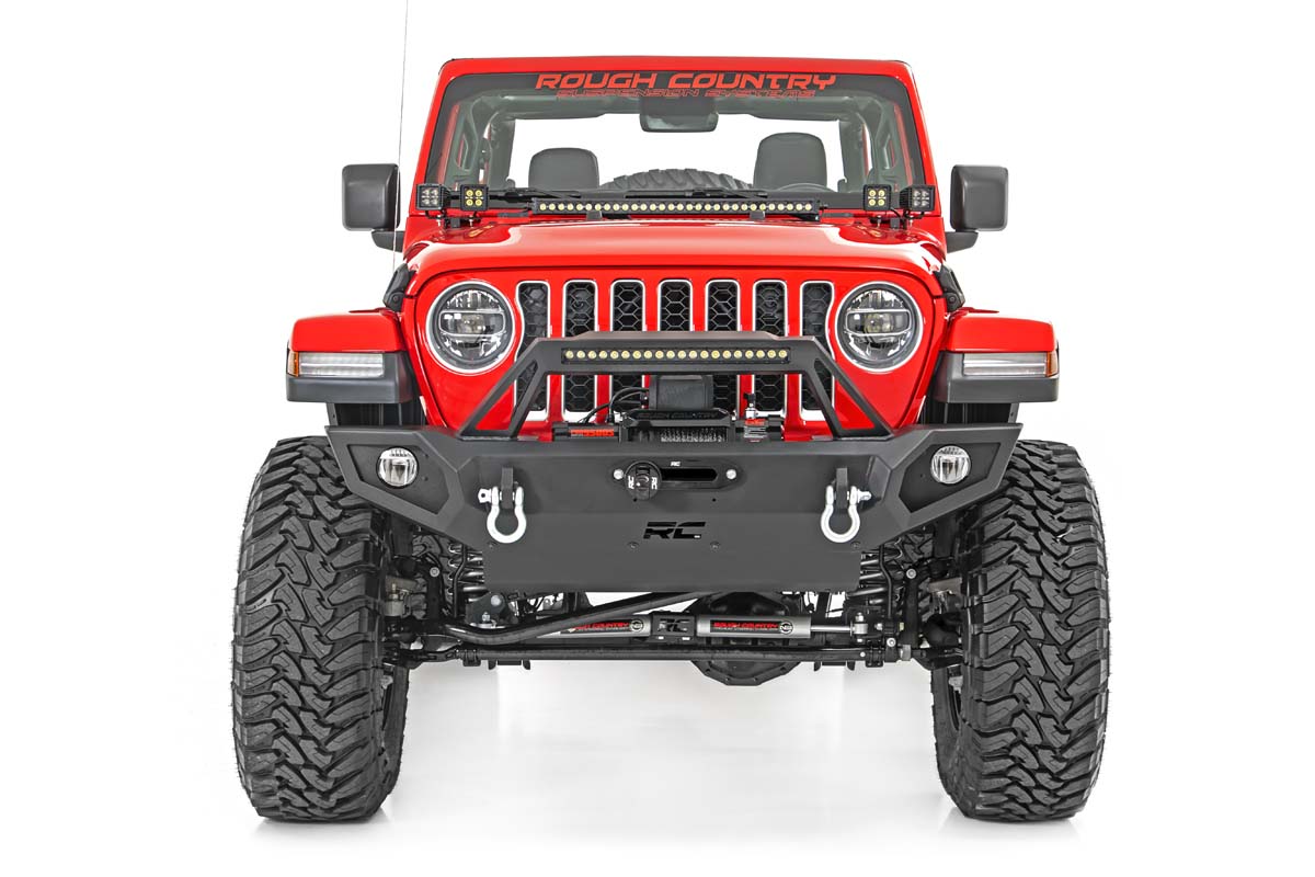 LED Light Kit | Quad | Cowl Mount | 2" Black | Amber DRL | Jeep Gladiator JT/Wrangler JL (18-25) | 70823