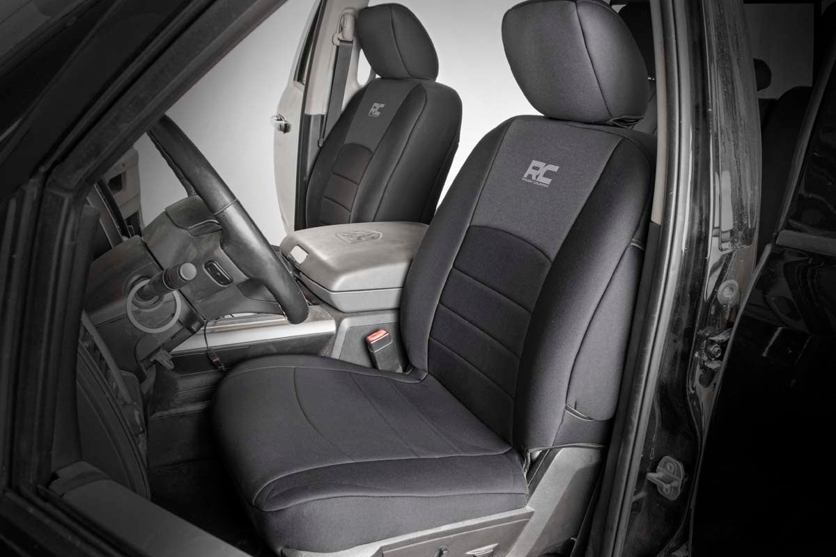 Seat Covers | FR Bucket RR w/Arm Rest | Ram 1500/2500/3500 2WD/4WD (10-18) | 91029