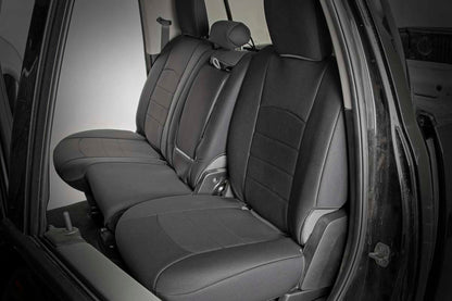 Seat Covers | FR Bucket RR w/Arm Rest | Ram 1500/2500/3500 2WD/4WD (10-18) | 91029