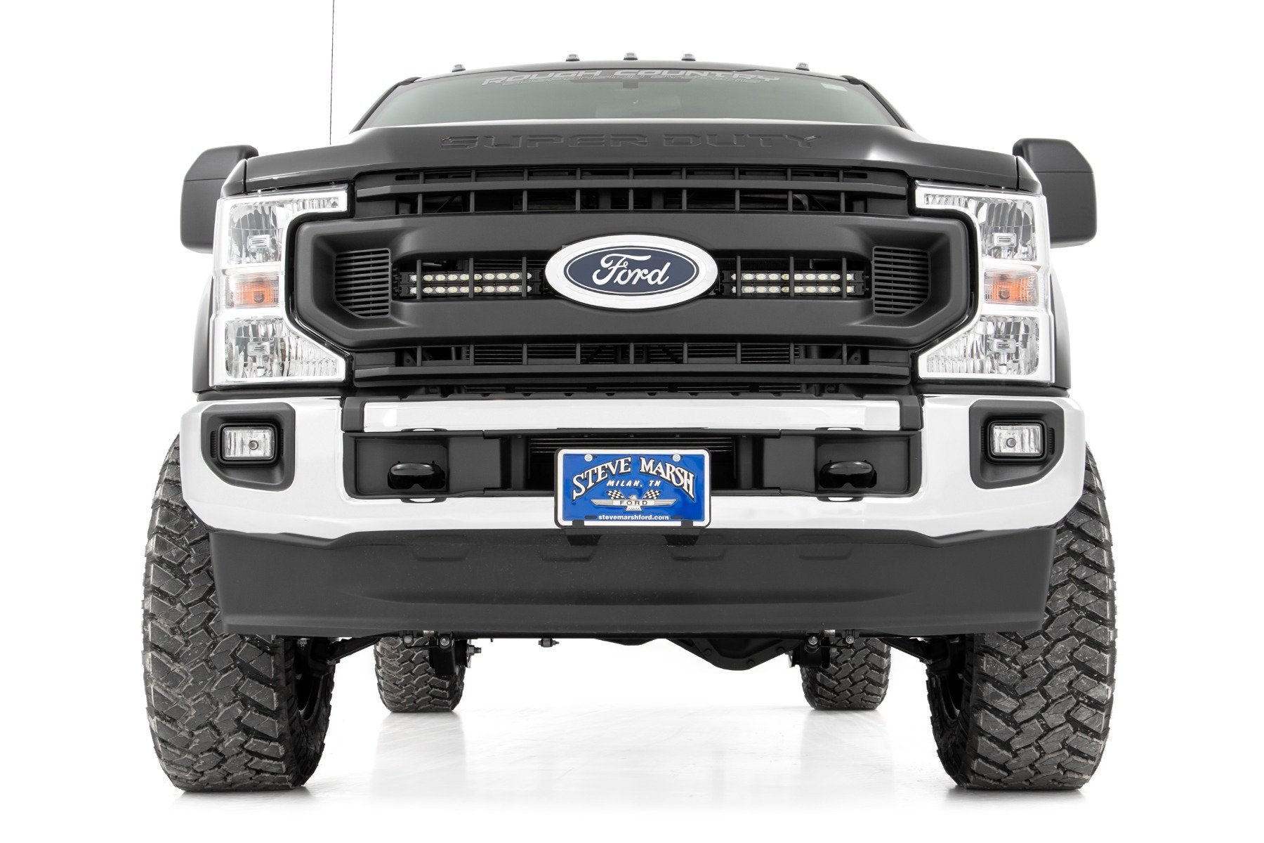 LED Light Kit | Grille Mount | 10 Inch Black | Slimline | Ford F-250 Super Duty (20-22) | 70898