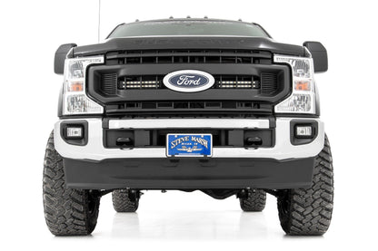 LED Light Kit | Grille Mount | 10 Inch Black | Slimline | Ford F-250 Super Duty (20-22) | 70898