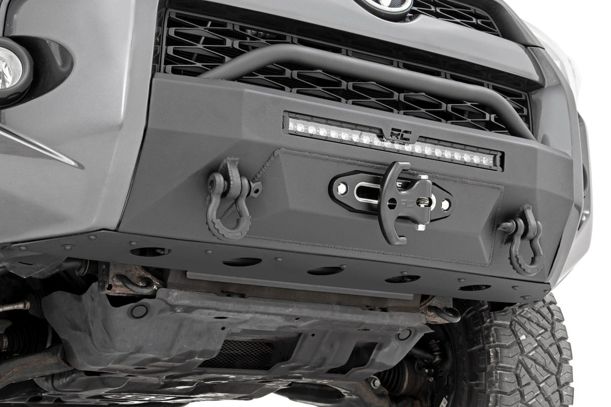 Front Bumper | Hybrid | 20" Blk LED | Amber | Toyota 4Runner 2WD/4WD (14-24) | 10746