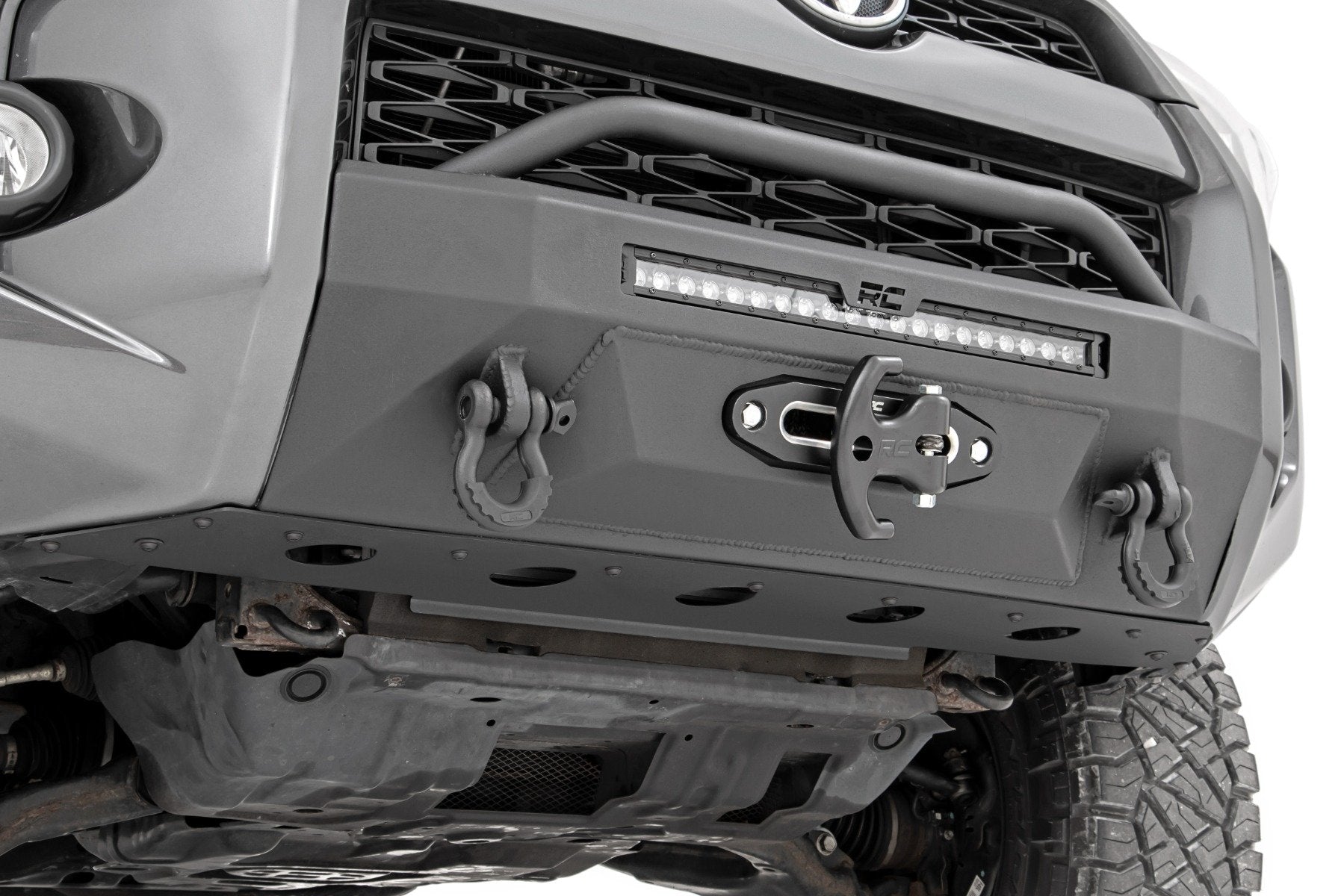 Front Bumper | Hybrid | 20" Blk LED | Amber | Toyota 4Runner 2WD/4WD (14-24) | 10746