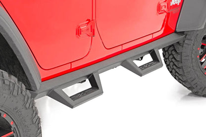 Contoured Drop Steps | 4 Door | Jeep Wrangler JL (21-24)/Wrangler Unlimited (18-25)  | 90769A