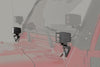 LED Light Mount | Lower Windshield | Pod | Jeep Wrangler TJ (97-06)/Wrangler Unlimited (04-06)  | 70043