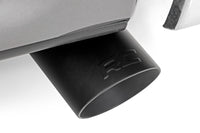 Rough Country | Exhaust Tip | Black | RC Logo | 2.5-3.125 Inch Pipe | 96004A