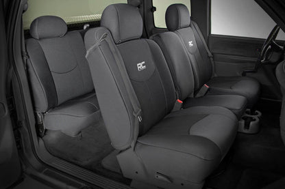 Rear Seat Covers | Full Bench | Chevy/GMC 1500 (99-06 & Classic) | 91014