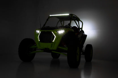 LED Light Kit | 30 Inch Curved | Front Bracket | Black Series | Polaris RZR Turbo S4  | 93111