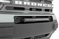 LED Light Kit | Bumper Mount | 20" Black Single Row | White DRL | Ford Bronco Sport (21-25) | 71037
