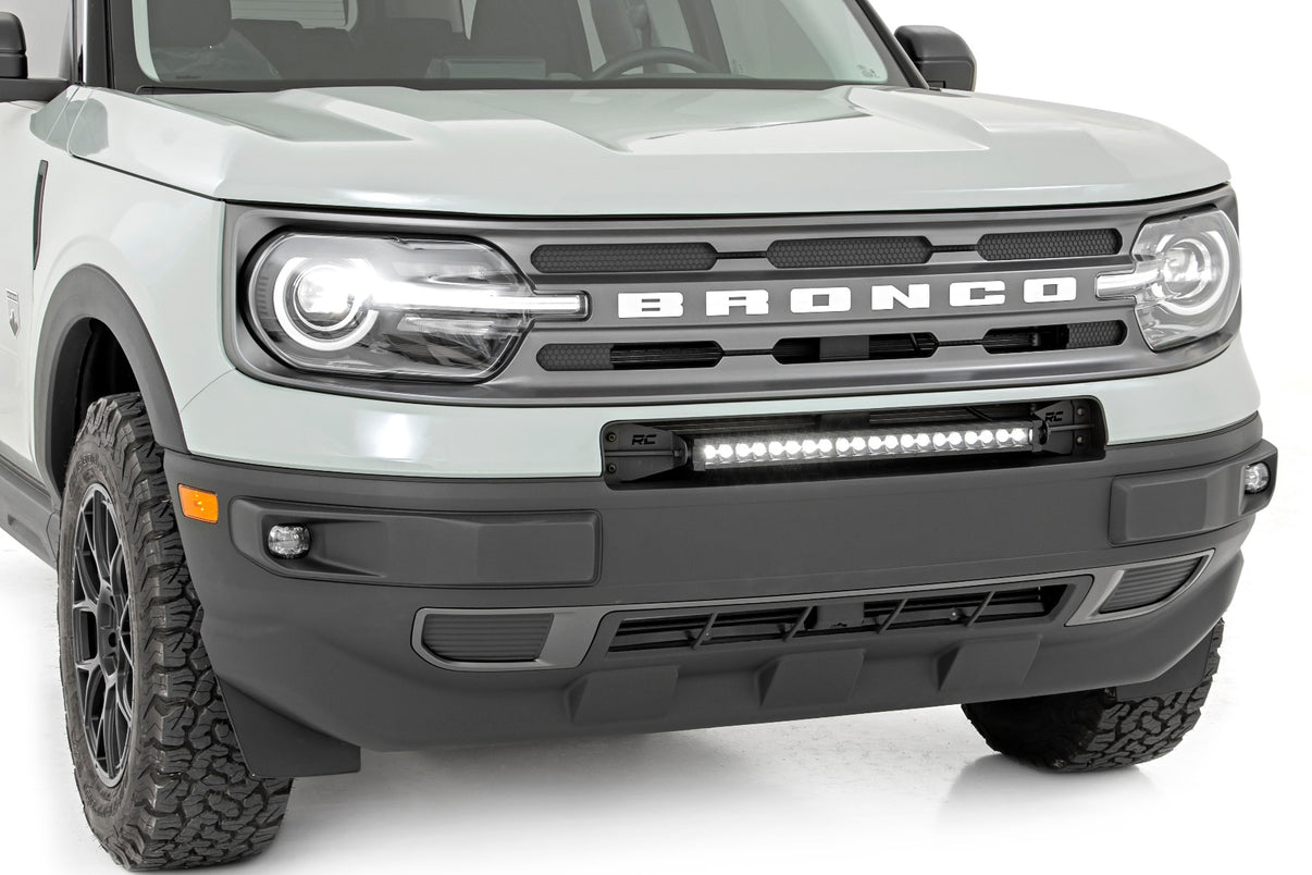 LED Light Kit | Bumper Mount | 20" Black Single Row | Ford Bronco Sport (21-25) | 71036